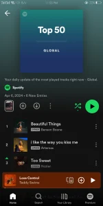 how to download songs on Spotify-android2