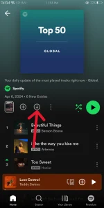 how to download songs on Spotify-android3