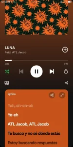 how to see lyrics on Spotify-mob3